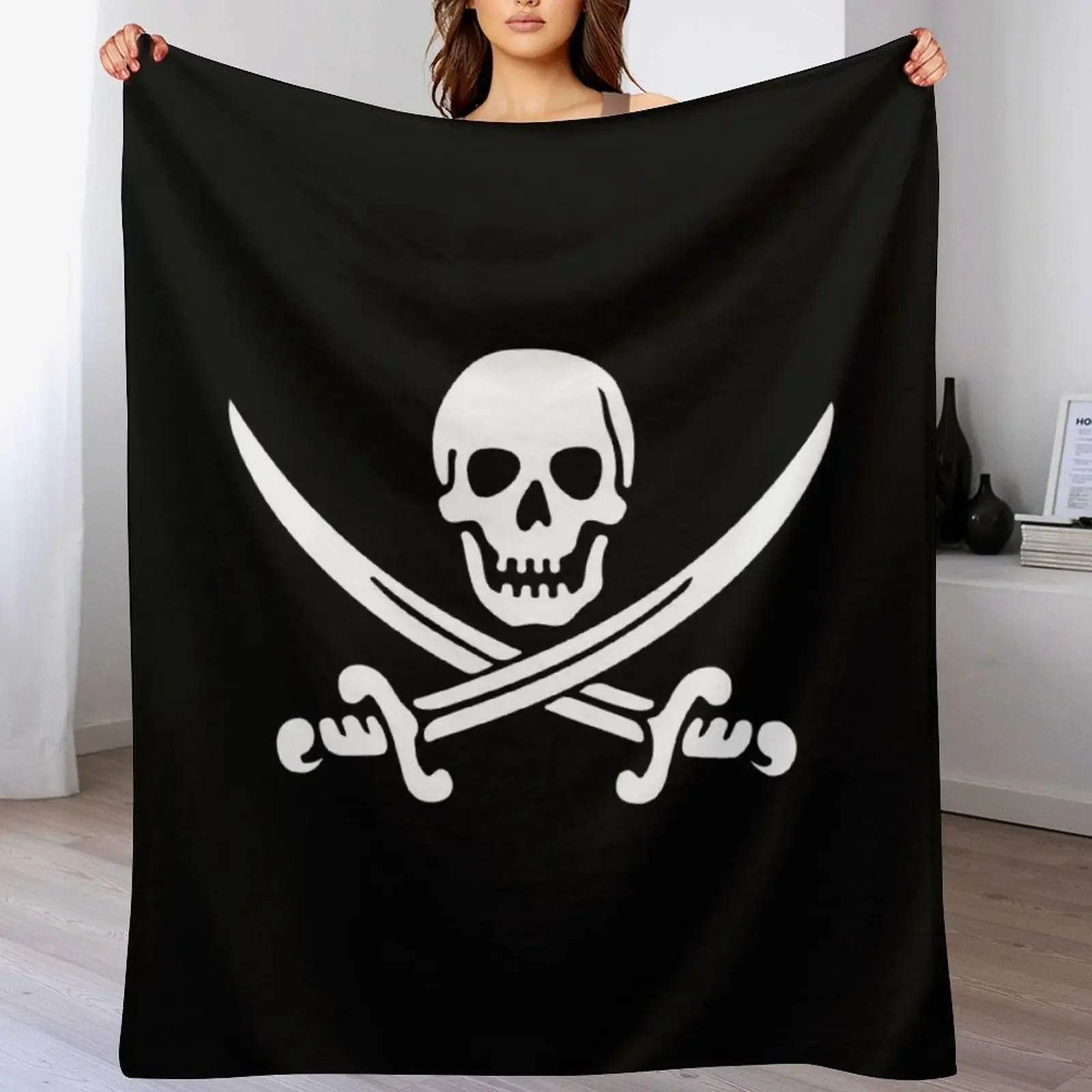 

jolly-roger Throw Blanket Soft Home Decor Blanket for Couch Bedroom