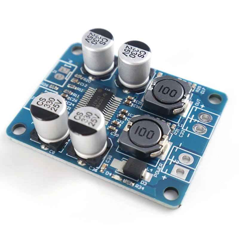 TPA3118 60W Mono Class D Digital Audio Amplifier Module DC 12V-24V for DIY Subwoofer Car Audio Home Theater High Power