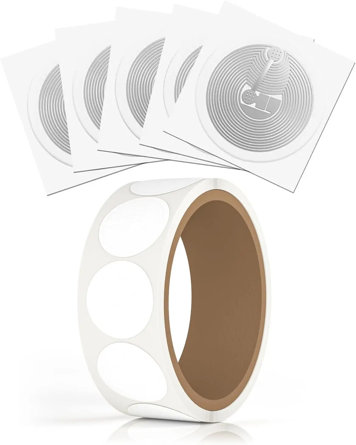 

50pcs NFC Stickers NTAG215 Tags Ntag 215 Rewritable RFID Tags Round/25mm Compatible with All Other phone Enabled Devices