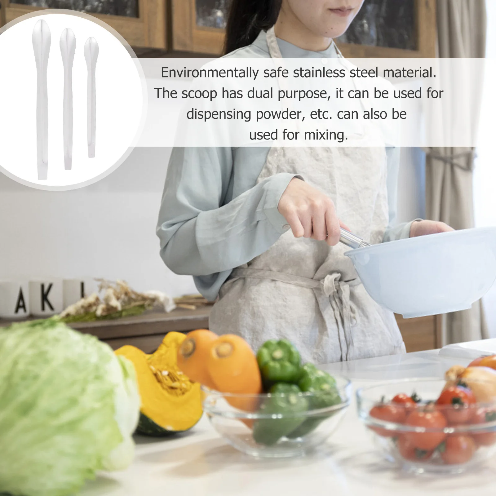 

4Sets Crystal Epoxy Resin Tools Kit DIY Mixing Spoons and Stirring Bars for Craft Projects Easy Clean Anti Rust Stainless Steel