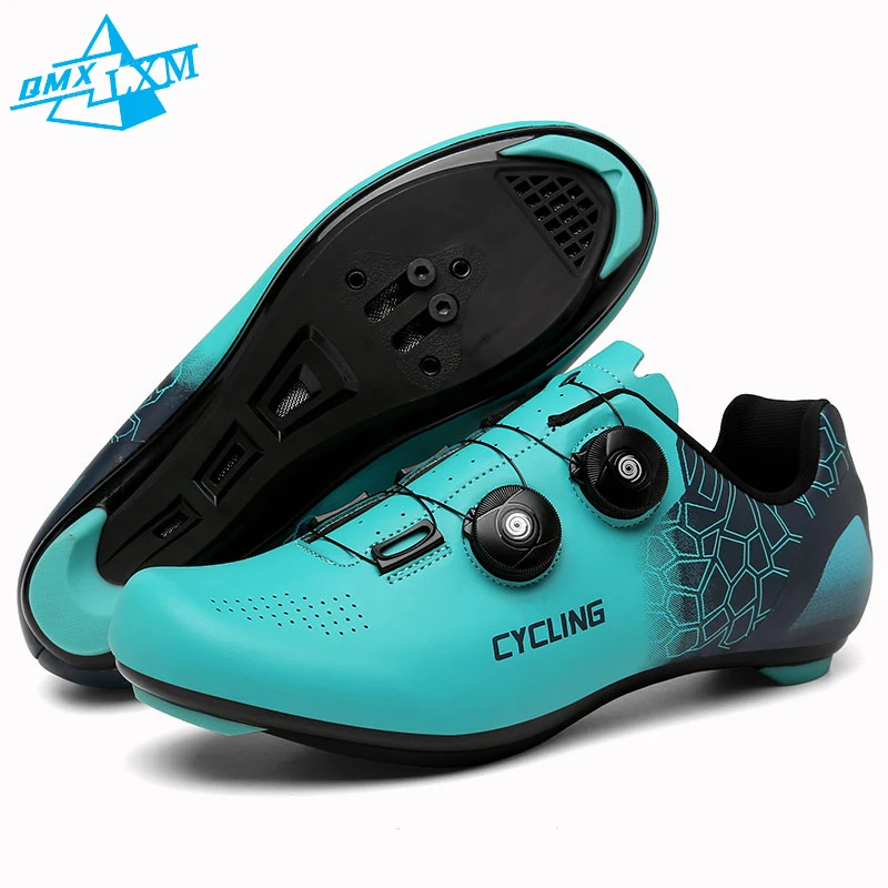 LiXingMing Cycling Shoes Mtb Men Blue Hot Self-locking Anti-slip Speed Route Splint Road Bike Shoes Women Outdoor Racing Sneaker