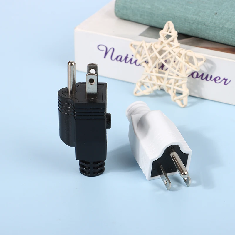 American Detachable Plug American 3 Pin 15A AC Electrical Power Male Plug Adapter Wire Rewireable Extension Cord Connector