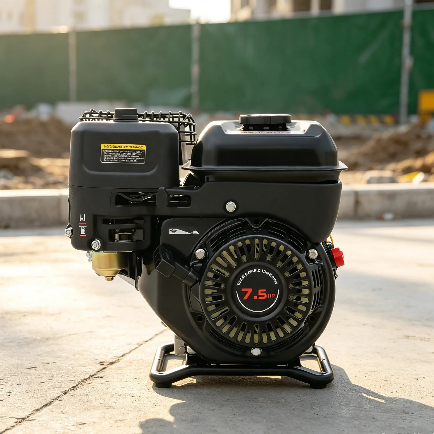 4-Stroke Engine, 7.5HP/4.0KW Portable Petrol Engine, Single Cylinder Motor for Water Pumps, Vibrators, Generators 3.6L Fuel Tank