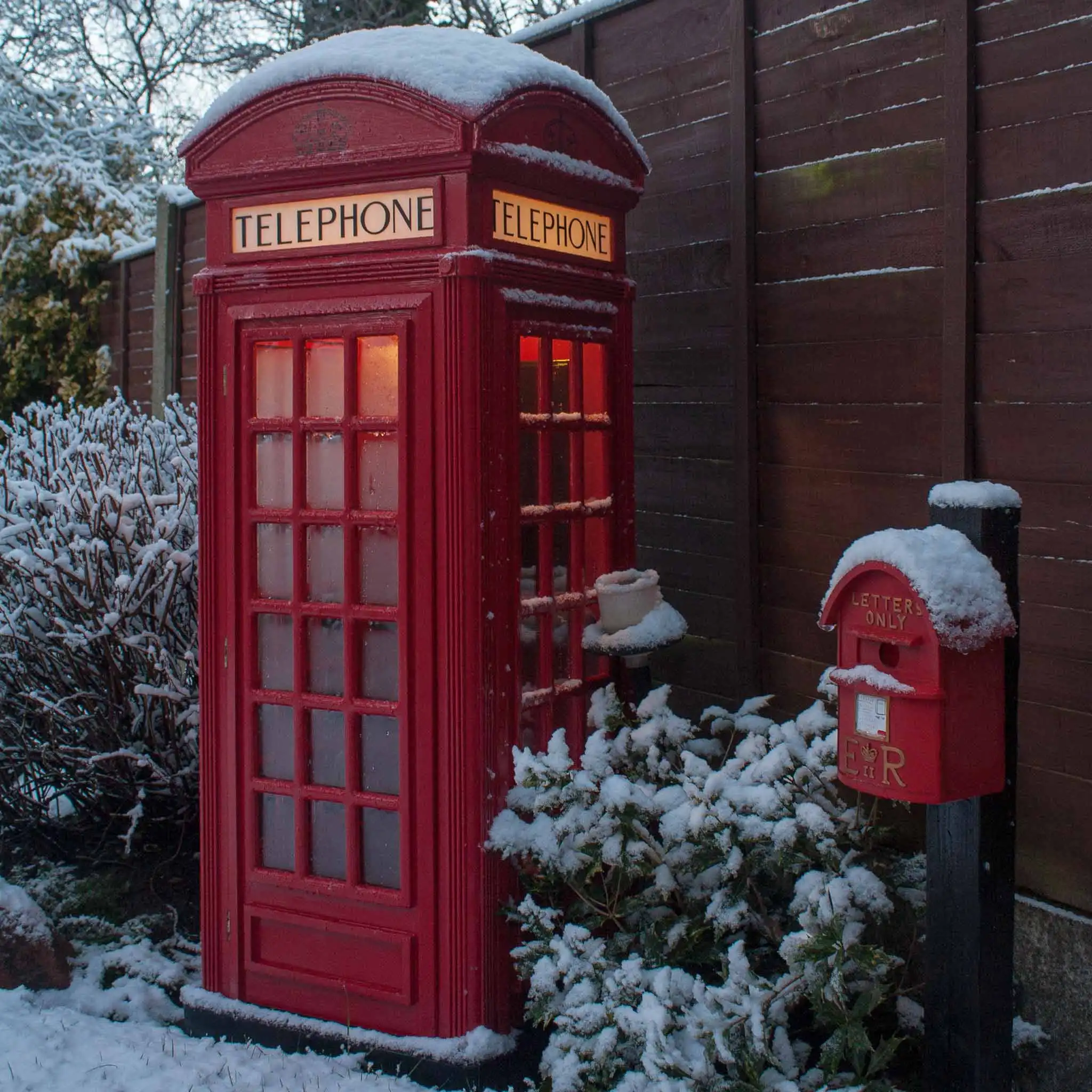 Red Phone Booth Christmas Decoration Custom Wedding Phone Booth Antique London Phone Booth