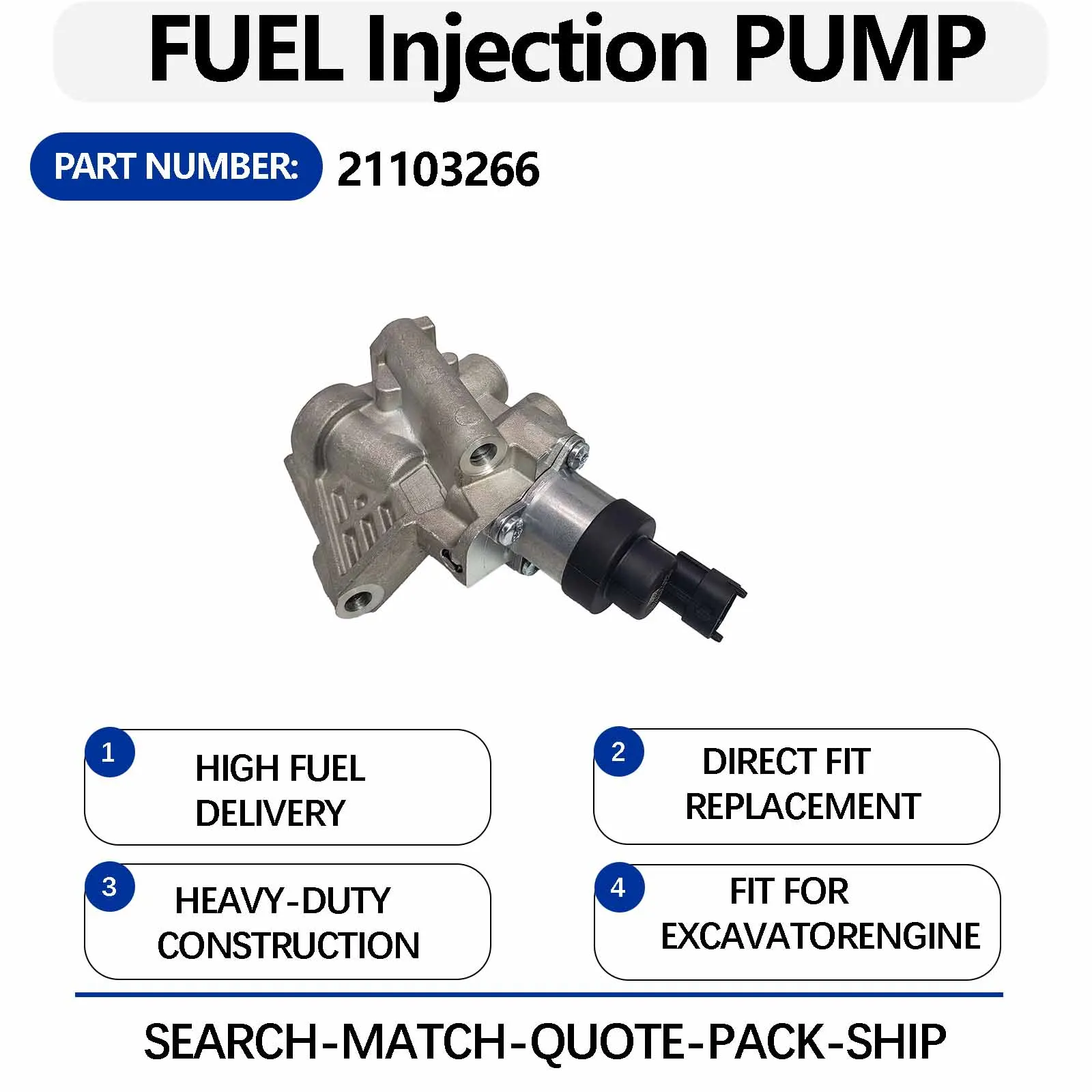 Fuel Regulator 21060258 For Volvo EC140 EC160 EC180 EC200 EC210 EC240 EC290 L50G L70G EW140 EW145 EW160 EW180 Excavator