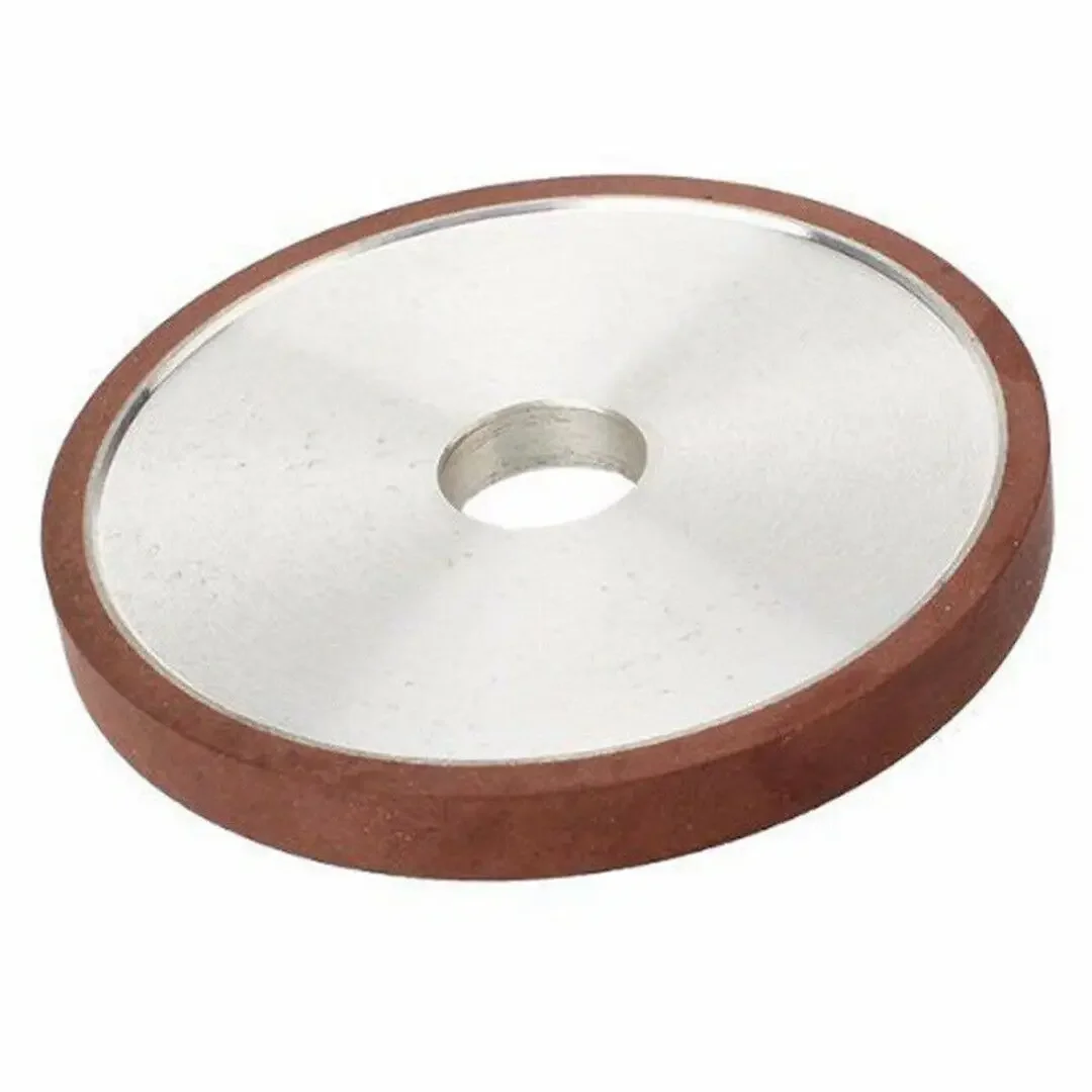 Herramienta de pulido de hoja abrasiva de muela para taza de diamante de Metal de carburo, grano 180, Kit de montaje de 100x10mm, suministros