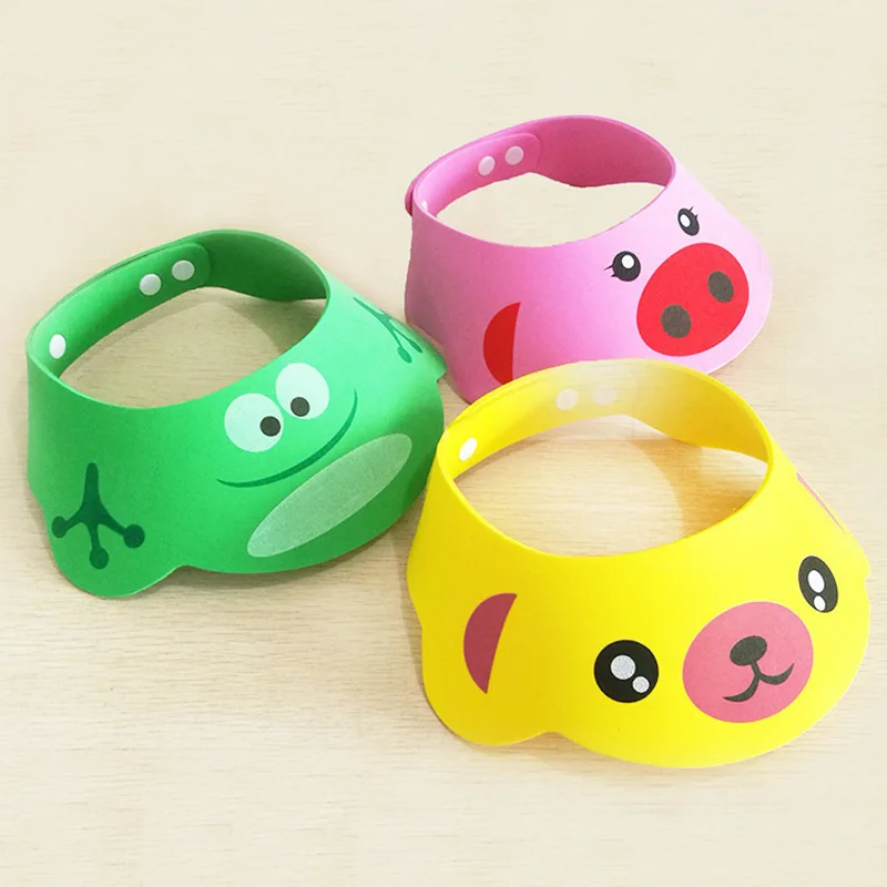 

Детская мультяшная мытье волос, блокировка воды, шапочка для защиты ушей, детская шапочка для душа, инструменты для мытья и защиты.