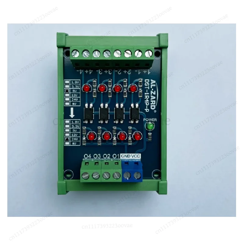 LK_4-Channel Optocoupler Isolation Board NPN PNP Level Voltage Converter 3.3V 5V 12V 24V, Replacement Parts