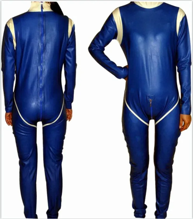 2026 new latex inflatable jumpsuit suitable for men and women