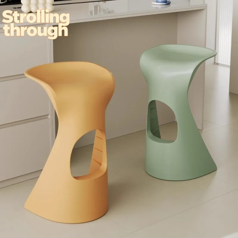 

Барный стул MOMO в скандинавском стиле, современный, простой, с высокой спинкой, для улицы, штабелируемый, высокие стулья