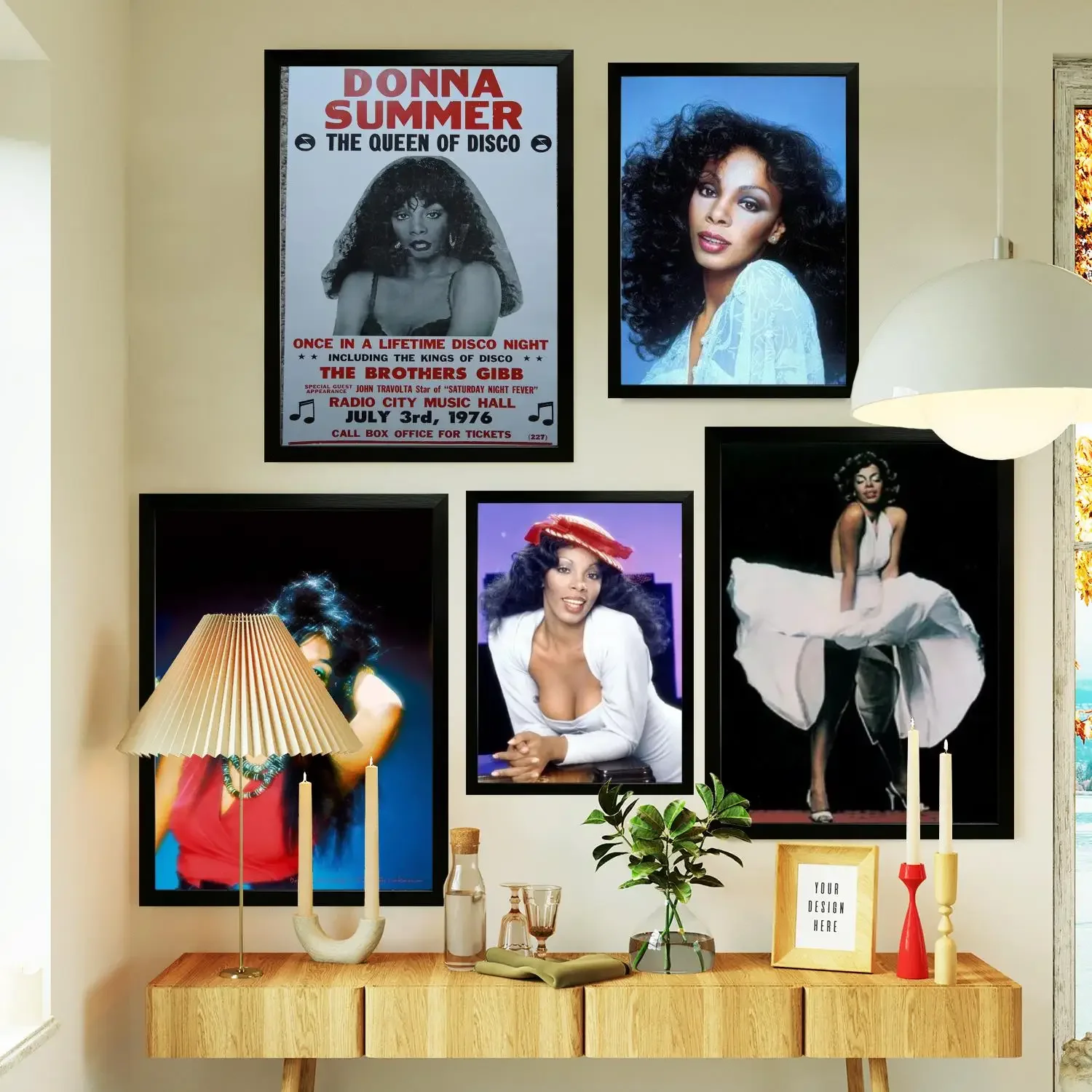 Donna Summer Poster Prints Wall Art Canvas Painting Poster For Modern Family Living Room Home Decor