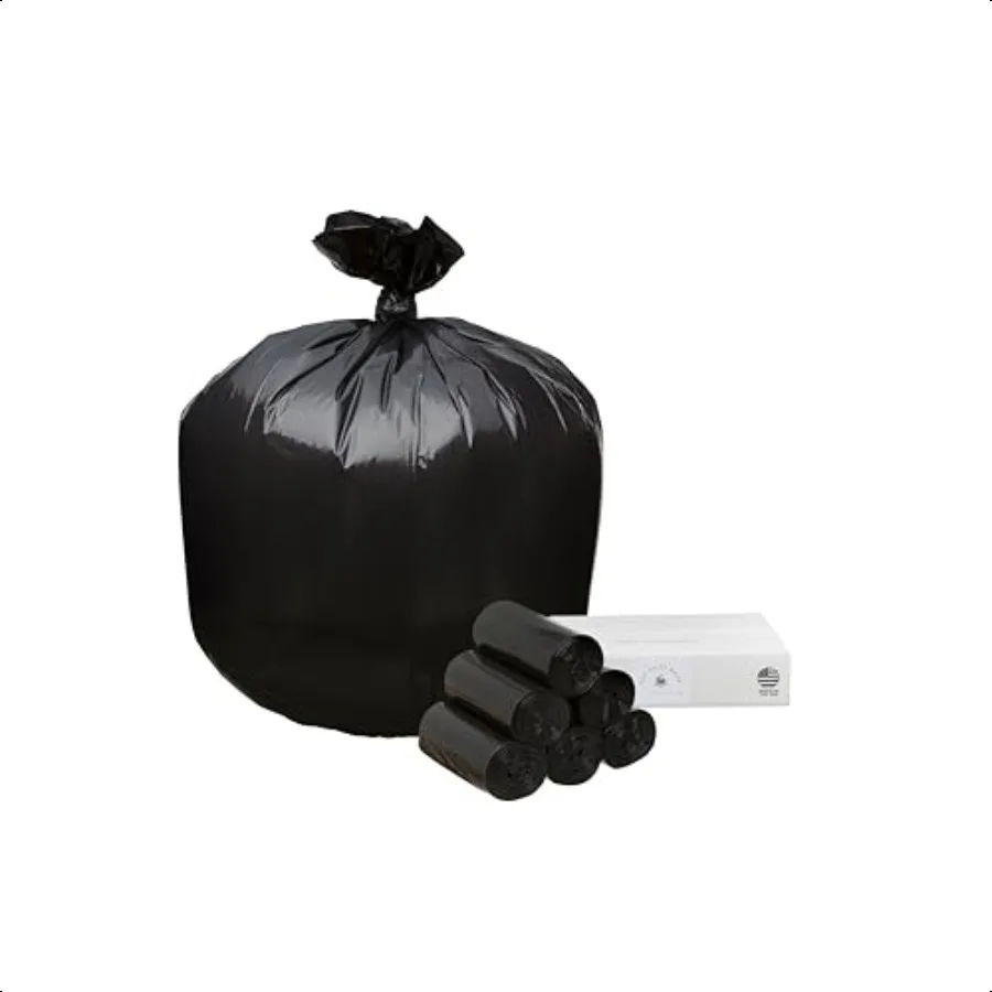 

33 Gallon Garbage Trash Bag 33X39 1.2 Mil Black 150 Count Can Liner Bulk 30 Gallon 31 Gallon 32 Gallon 34 Gallon 35 Gallon Made