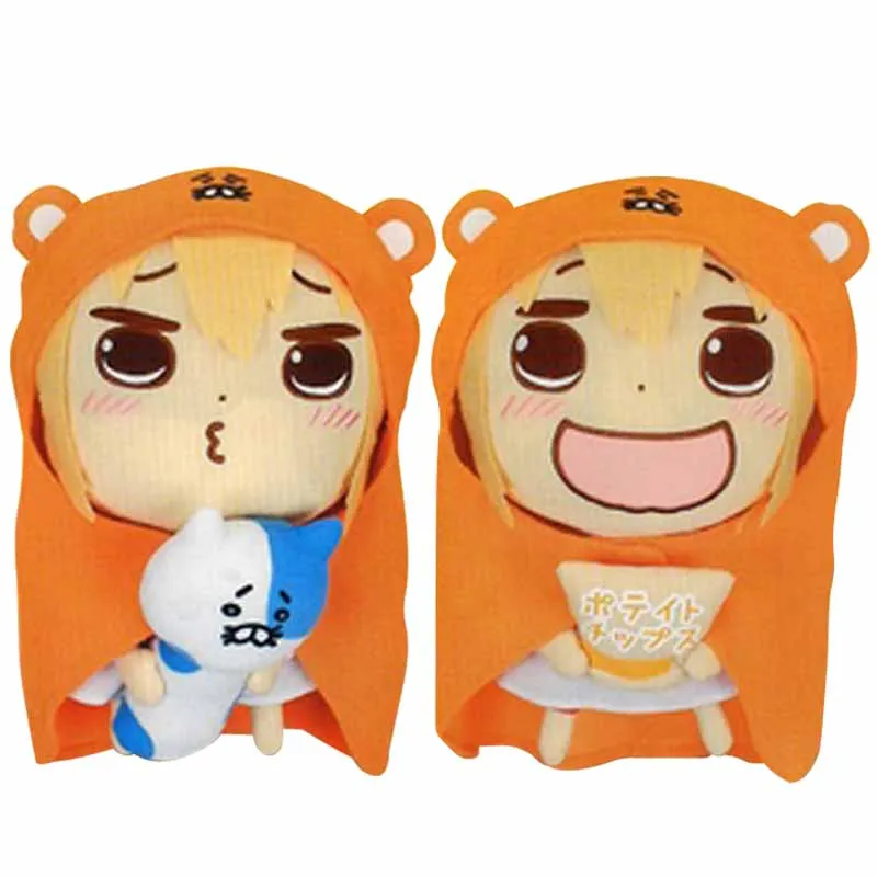 Cute Anime My Two-Faced Little Sister Himouto Umaruchan Doma Umaru With Necolumbus Big Plush Stuffed Pillow Doll Toy Gifts 35cm