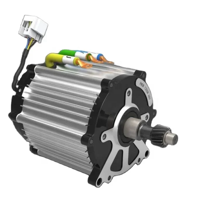 Peak power 60 kw water-cooled permanent magnet synchronous drive motor for EV car business car