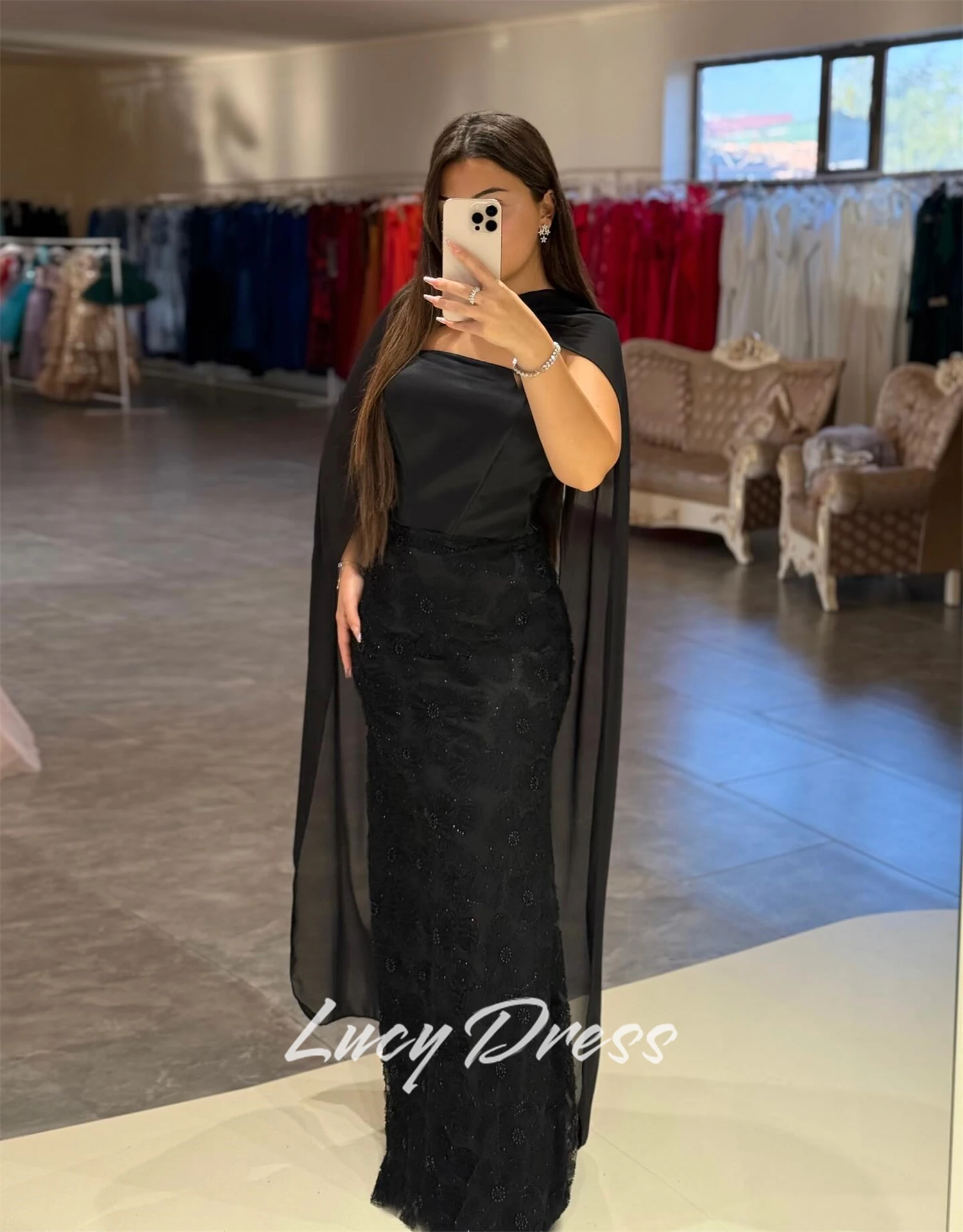 

Lucy Customized Evening Dress for Wedding Guest Elegant Special Occasion Dress Sharon Happy Evening Dresses 2025 Woman Mermaid