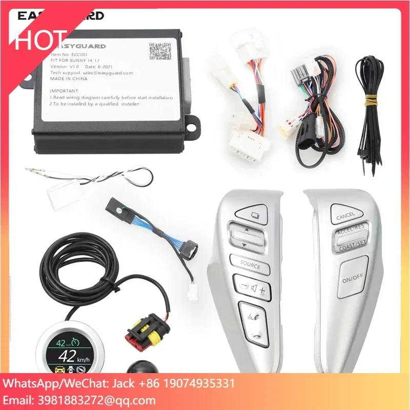 

EASYGUARD Cruise Control Kit Handle Fit For Nissan Sylphy Livina Sunny Tiida Navara Car Speed Control System Speed Limiter