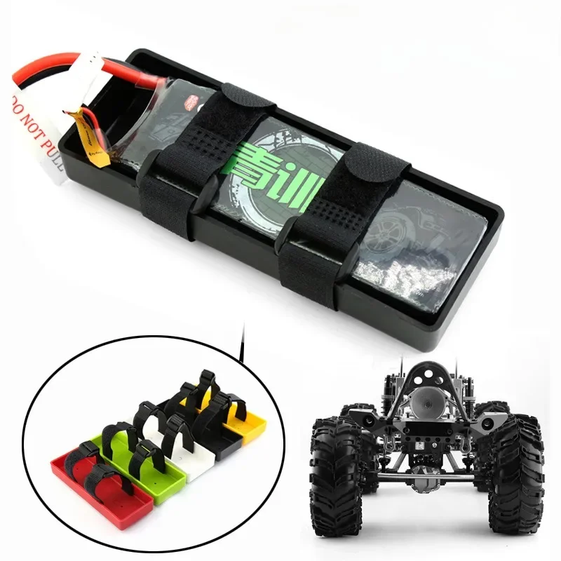 Plastic Battery Box Tray Holder Case Storage Box for Compatibility RC Crawler Car Model Upgrade Parts