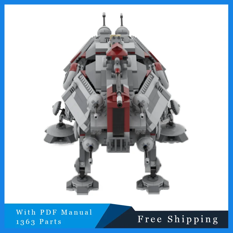 

1363 PCS MOC Cool Heavy-Duty Walking Machine Technology Modular Building Blocks Model Set DIY Assembly Toys Kids Festival Gifts