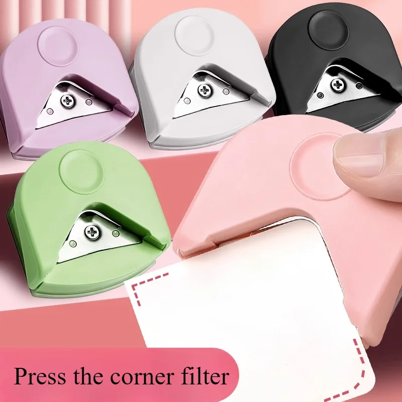 Mini-Kreisschneider Knopfmacher Eckenrundungsmaschine Eckenstanze Tragbarer Papierschneider Karten- und Fotoschneider