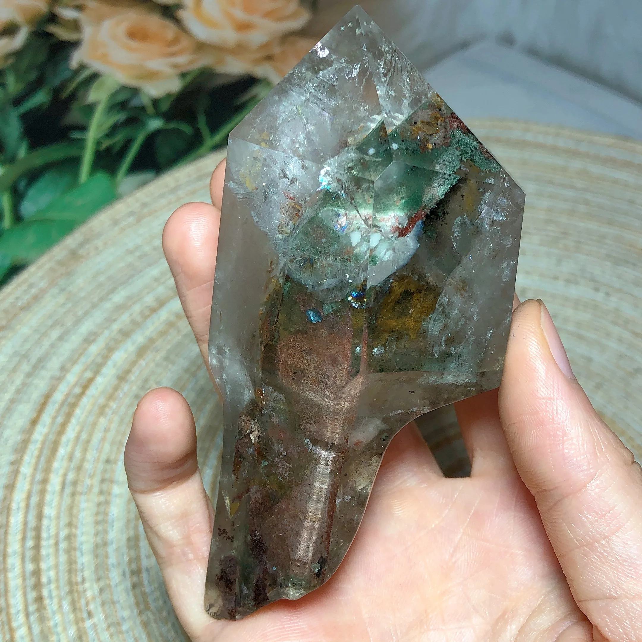 Natural Crystal Garden Quartz Wand Mountain Tower Raw Energy Reiki Ornament Ore Healing High Quality Home Decorations Room Decro