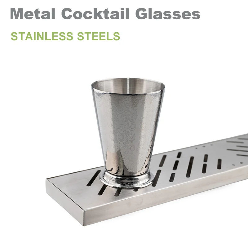 Cocktail Glass Vintage Stirring Cup Silver Bitter Creative Barware Mint Cups Cold Drinks Elegant Design Strong Material Mug