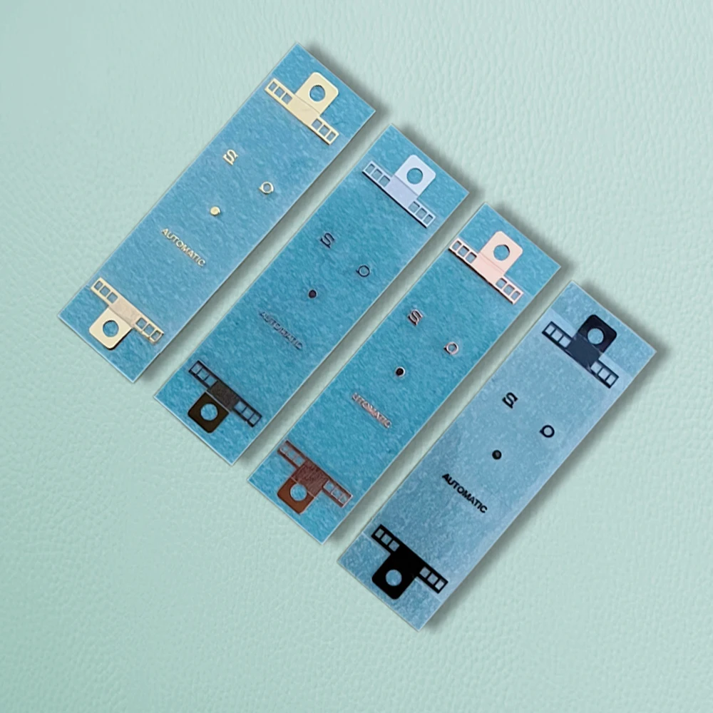 S ロゴニッケルメタルステッカー自動 27-30 ミリメートルダイヤル表面修正ロゴ時計修正アクセサリーに適した