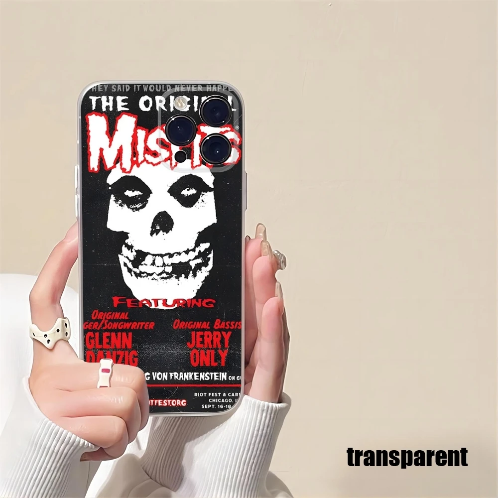 Die misfits glenn danzig telefon hülle neu 2024 für iphone 16 15 14 12 13 11 pro max mini x schöne xr xs max 7 8 plus transparent c