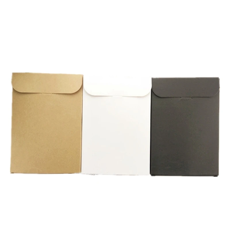 10/30/50pcs Kraft Paper Blank DIY Cover Scarf Gift Packaging Boxes Postcard Envelope Bags for Business Box for Invitation Cards