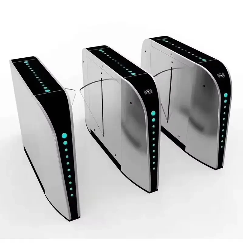 Hot Selling Fully Automatically Face Recognition ID Card Access Control System Flap Turnstile Gate Office Building and Gym