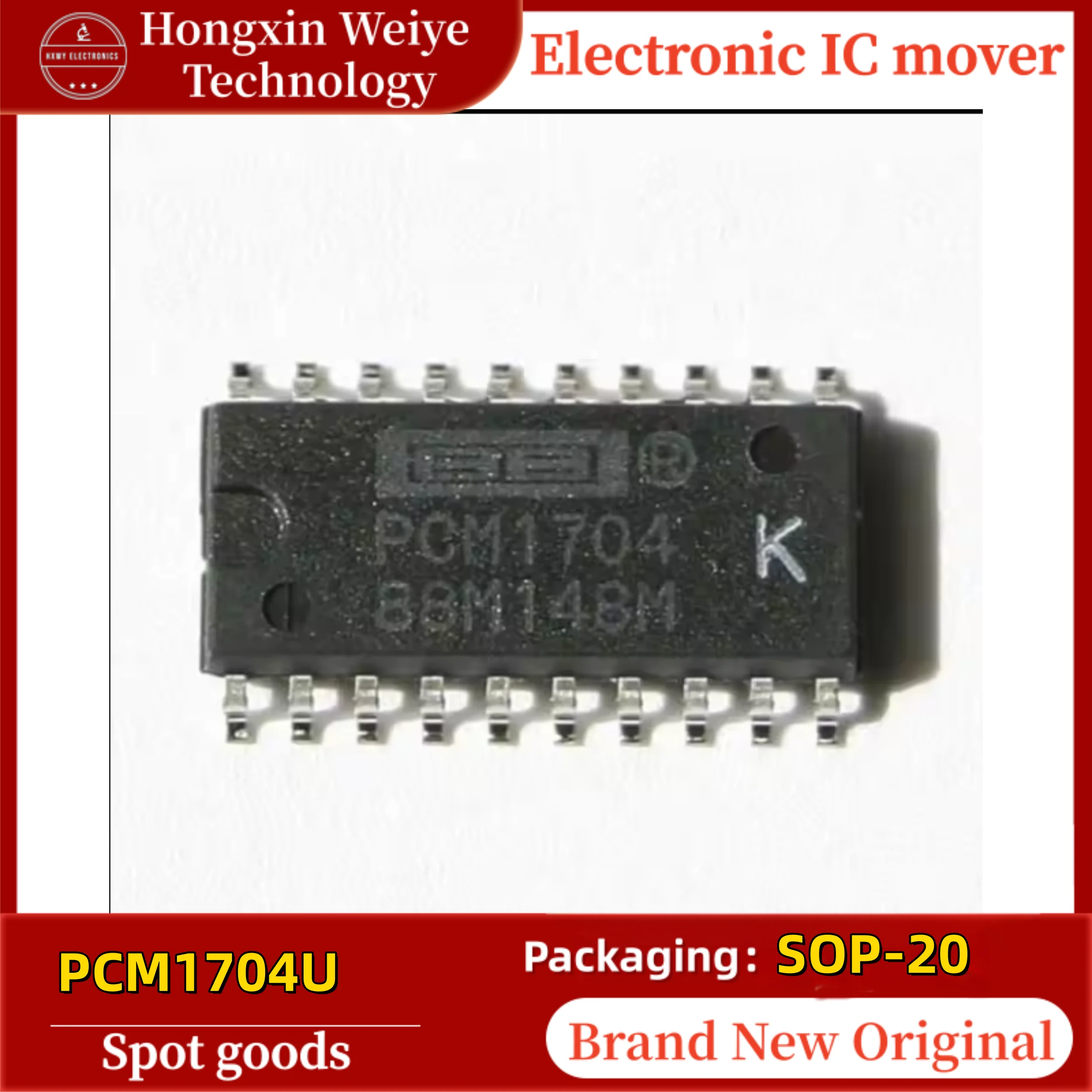 1/5 PCS PCM1704U 1704U SOP-20 Audio DAC IC Chip Brand New In Stock