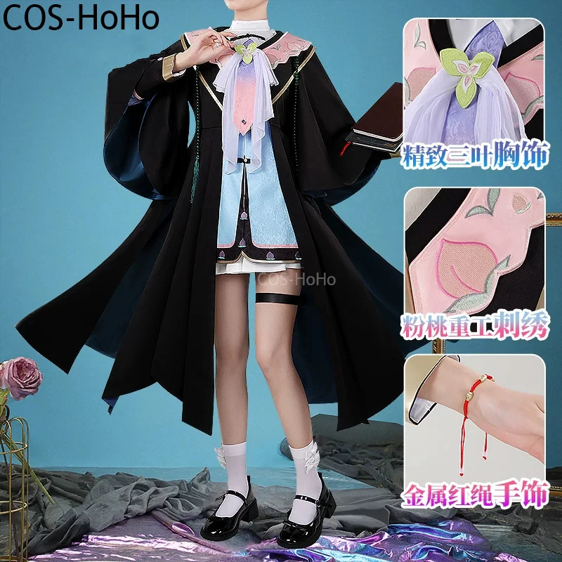 COS-HoHo Arknights Xingzhu Spring in Her Lens Game Suit Cool Uniform Cosplay Costume Halloween Carnival Party Role Play Outfit