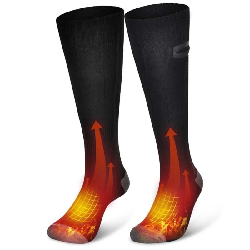 

Electric USB Winter Warm Heated Socks Foot Warmer with 3 Levels Temperature Adjustment for Women Men Outdoor Sports