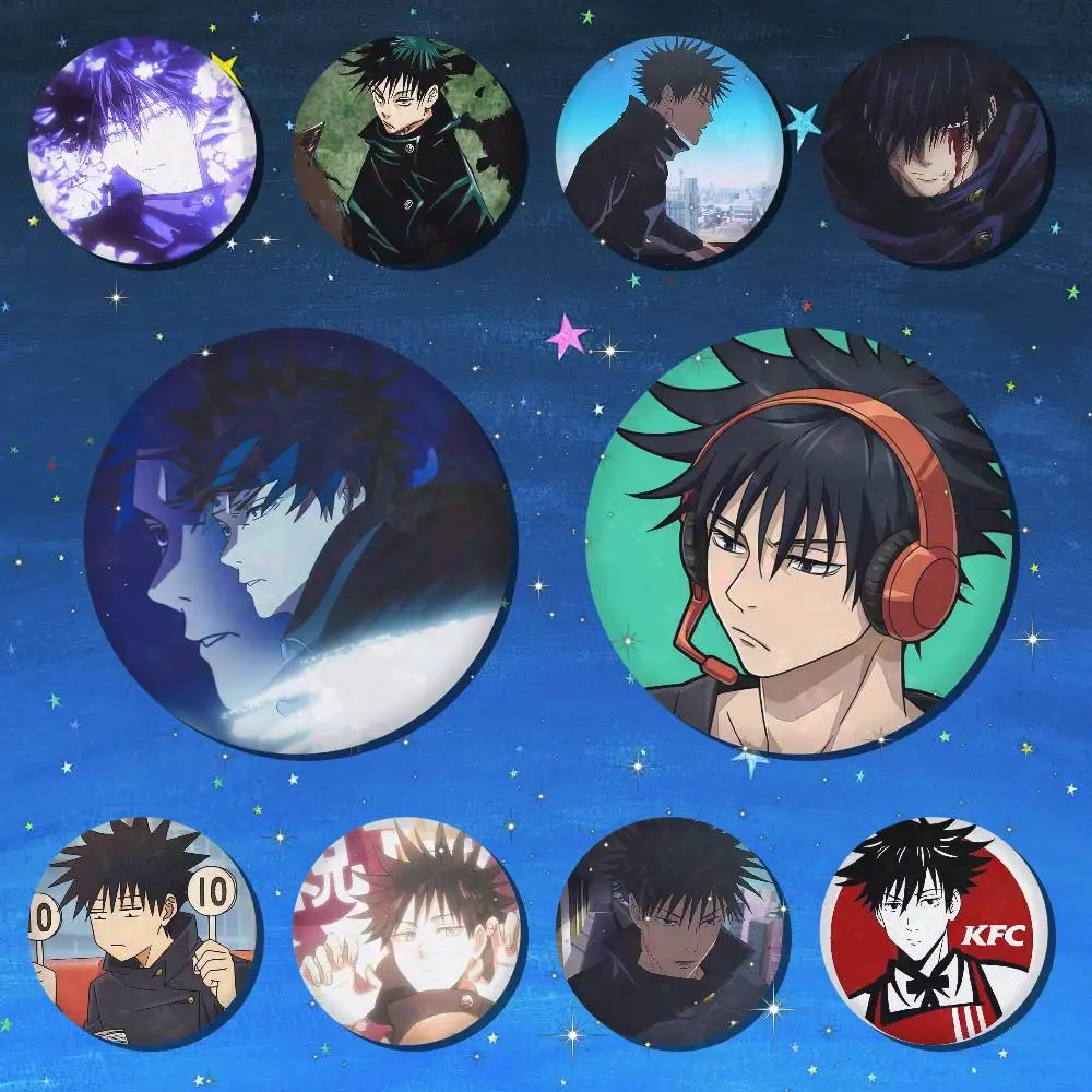 A-Megumi Fushiguro Cosplay COSTUME Badge Pin Tinplate Brooch Prop Xmas Gift Birthday Gift
