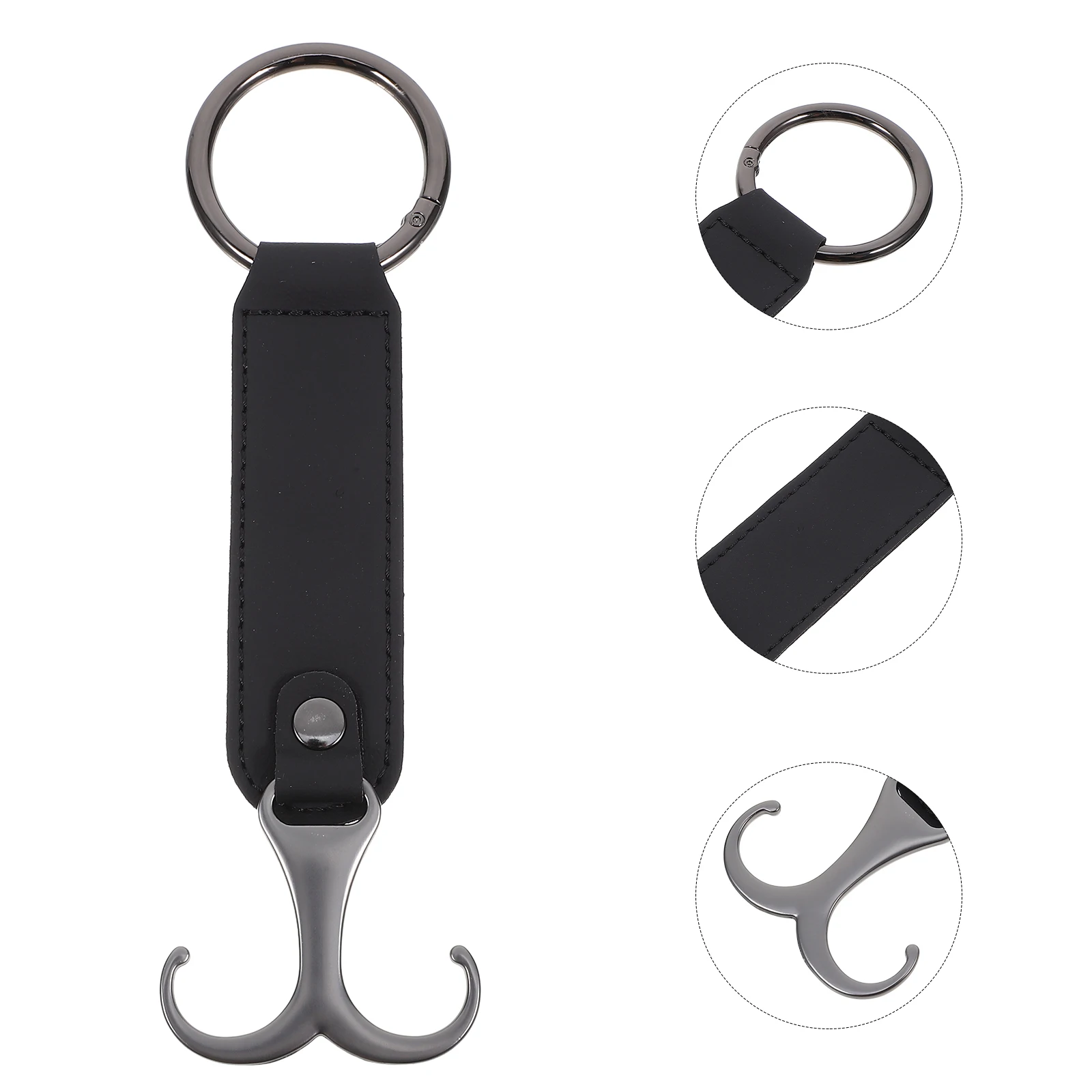 

Car Hook Seat Hanger Headrest Hooks up for Purses Automotive Back Organizers Black