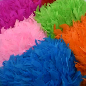 10 metros macio turquia penas guarnição franja fita marabou pena na fita franjas costura aparas diy roupas vestido decoração 10 principais vendas pijama feminino colado - №7