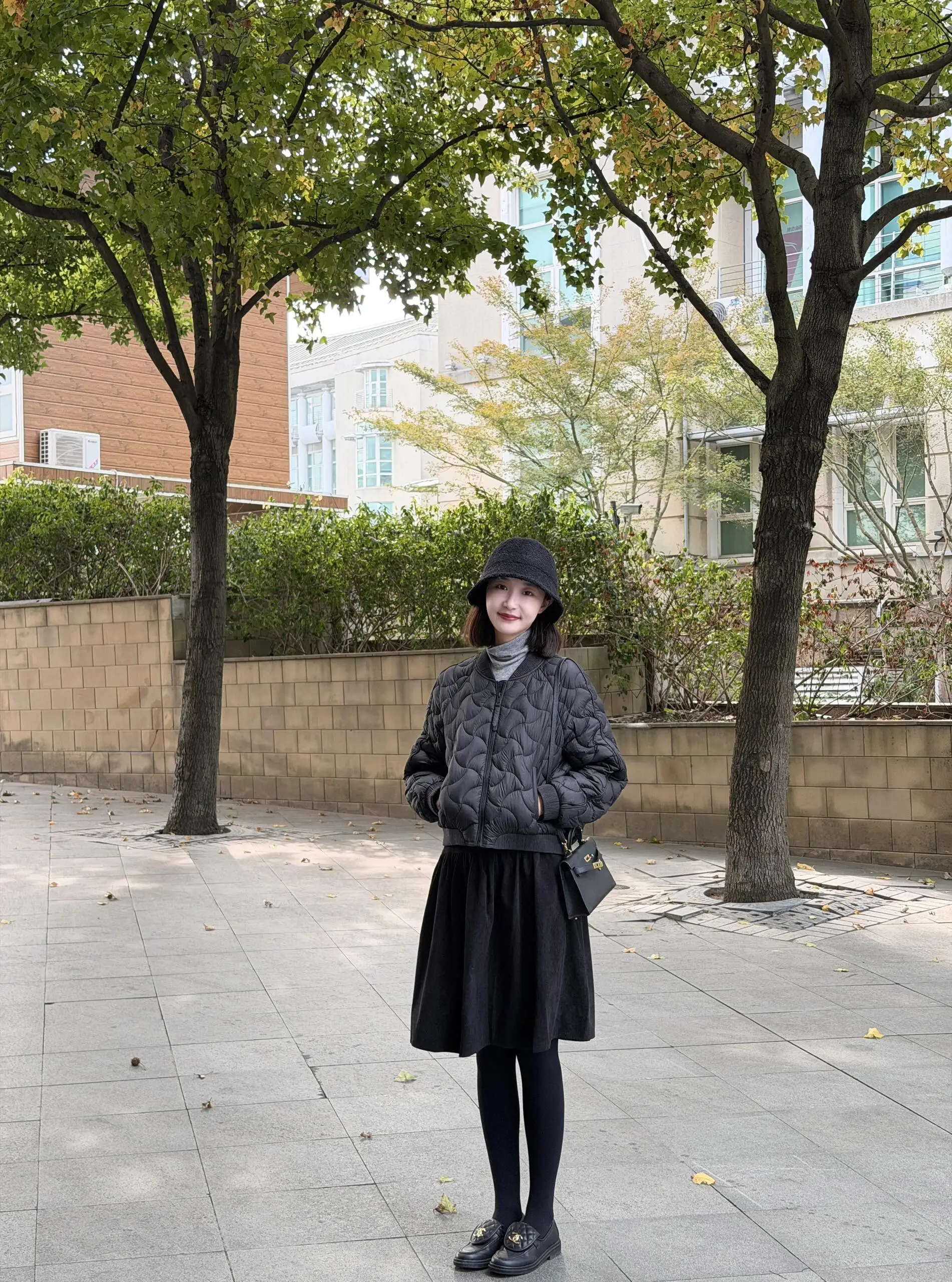 High Waist Thickened Woolen  Skirt for Women Casual High Quality A-Line Puffy Skirt City Commuting Daily Travel Shopping