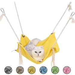 Cat Hanging Beds Pet Cage Hammock Bed for Kitten Hanging Seat Indoor Cat Sofa Mounted Durable Cat Bed Kitty Nest Puppy Cushion