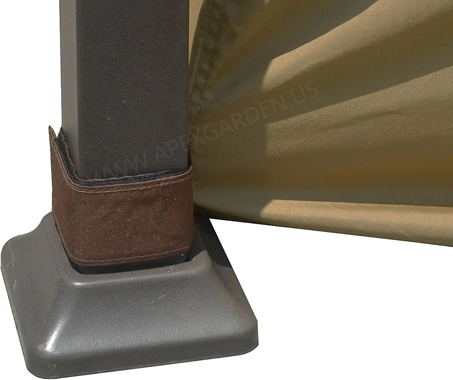 Four-Side Privacy Side Wall Curtain Set For 10-Ft X 12-Ft Gazebo (Beige)