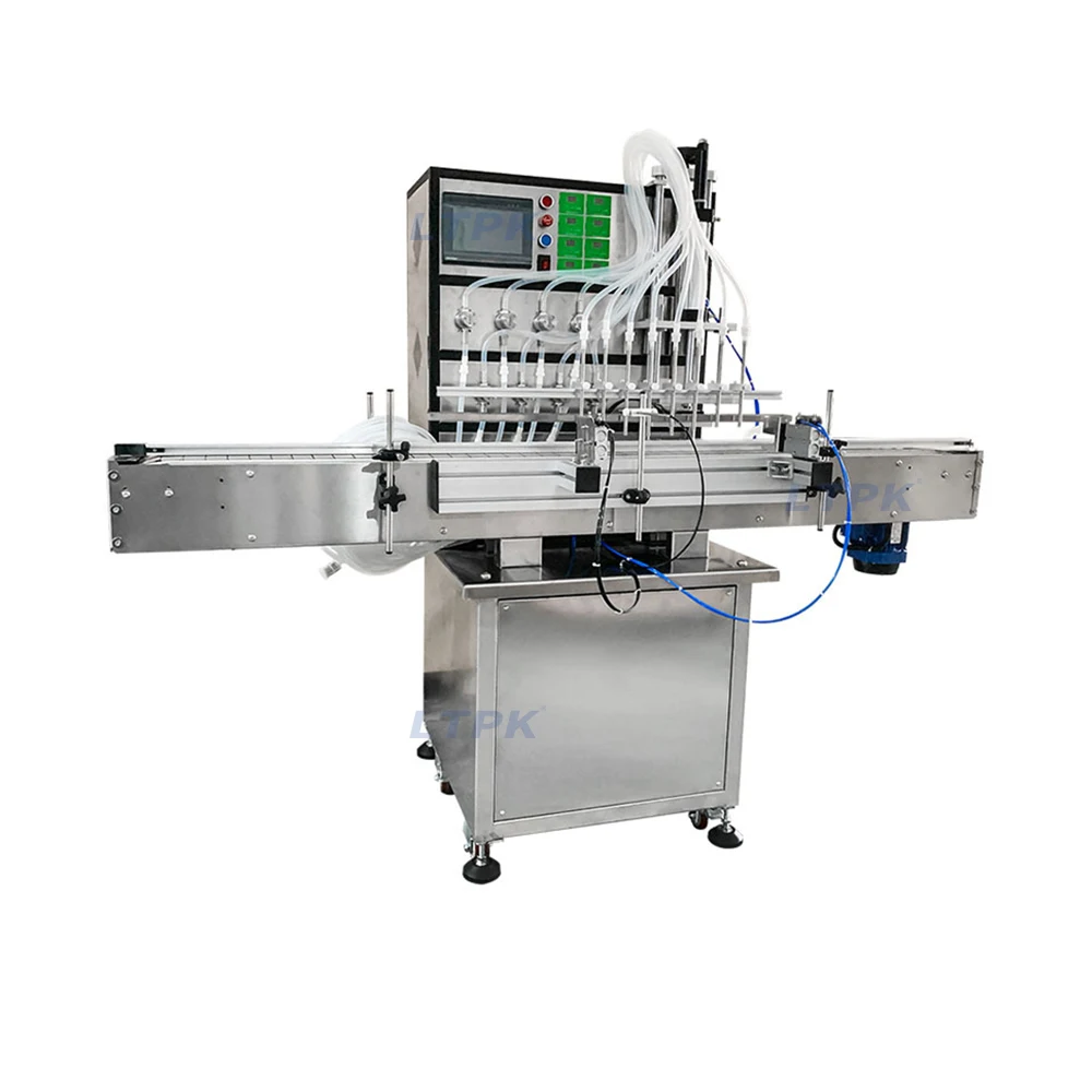 LT-VMP8H High-efficiency Filling Machine for Edible Oil and Fruit Wine 8-head Automatic Magnetic Pump Filling Machine
