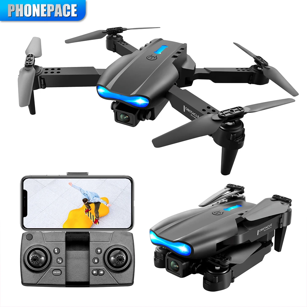 E99 Folding Drone Quadcopter Remote Control Handle Four Axis Aircraft HD 4K Photography UAV Altitude Fixation