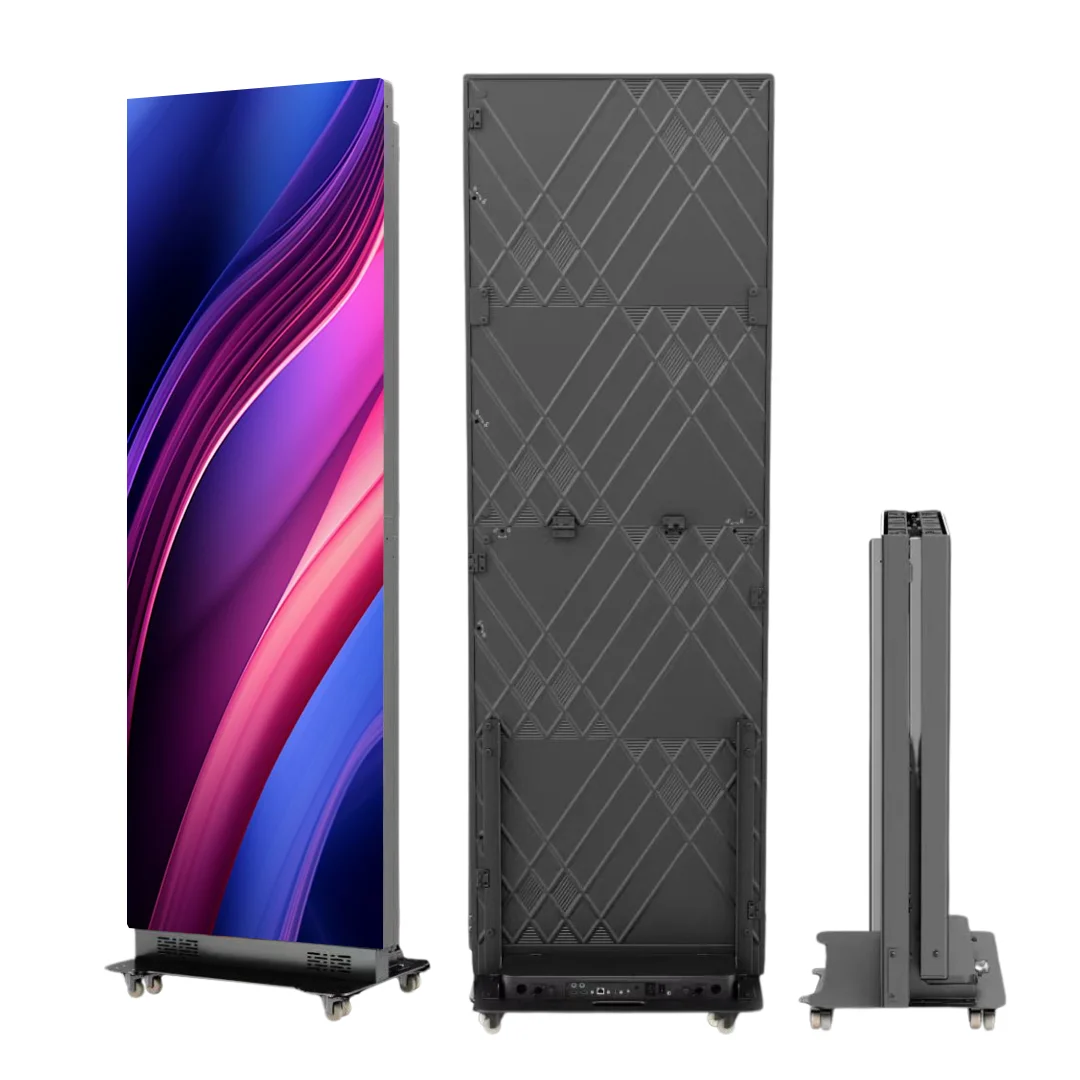 High Refresh Indoor GOB LED Poster Display Screen 640x1920mm High-Definition Multi-Unit Splicable for Business & Entertainment