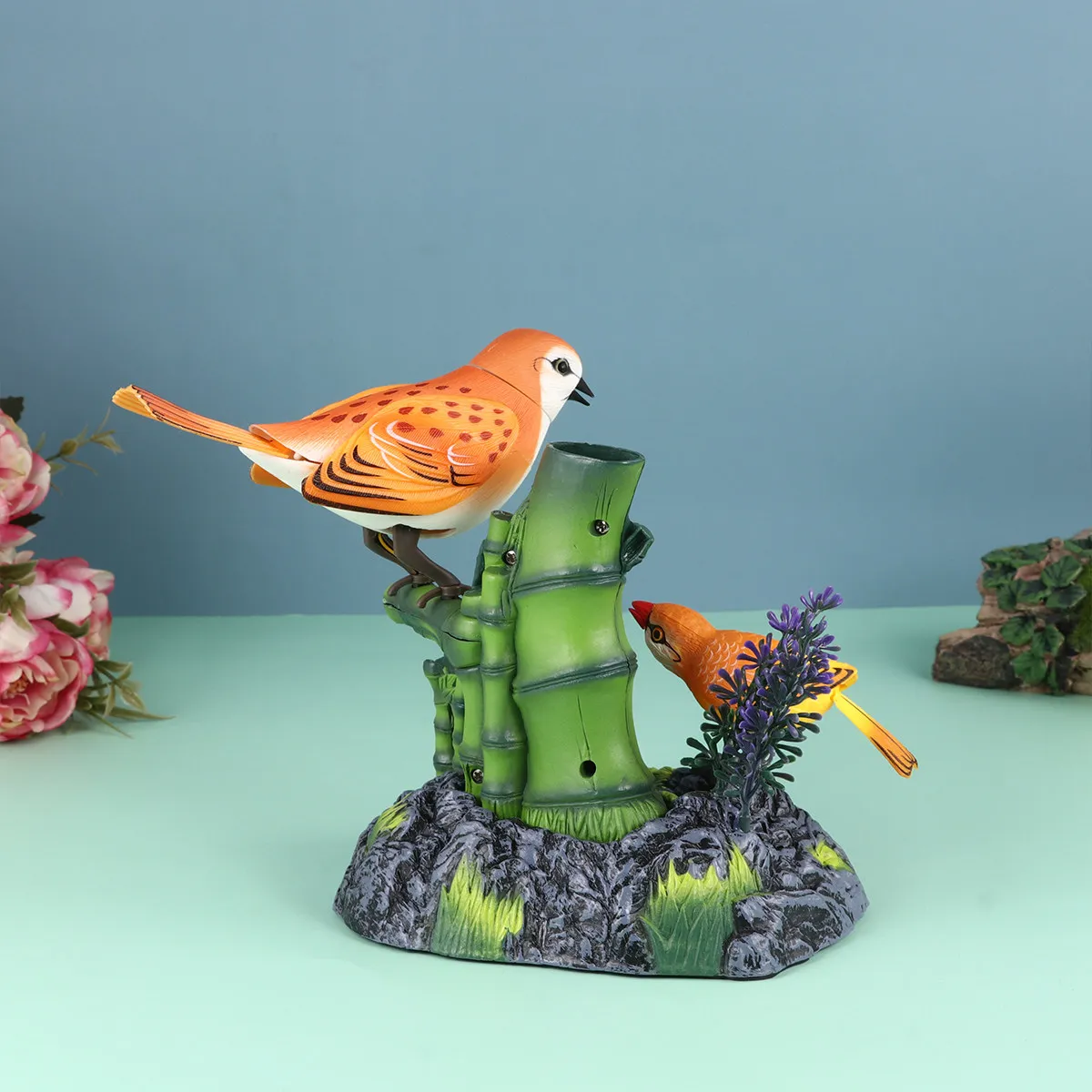 1pcs-voice-responsive-simulation-bird-decor-electric-sounding-parrot-ornament-for-children-home-living-room-party-joke-gift-fun