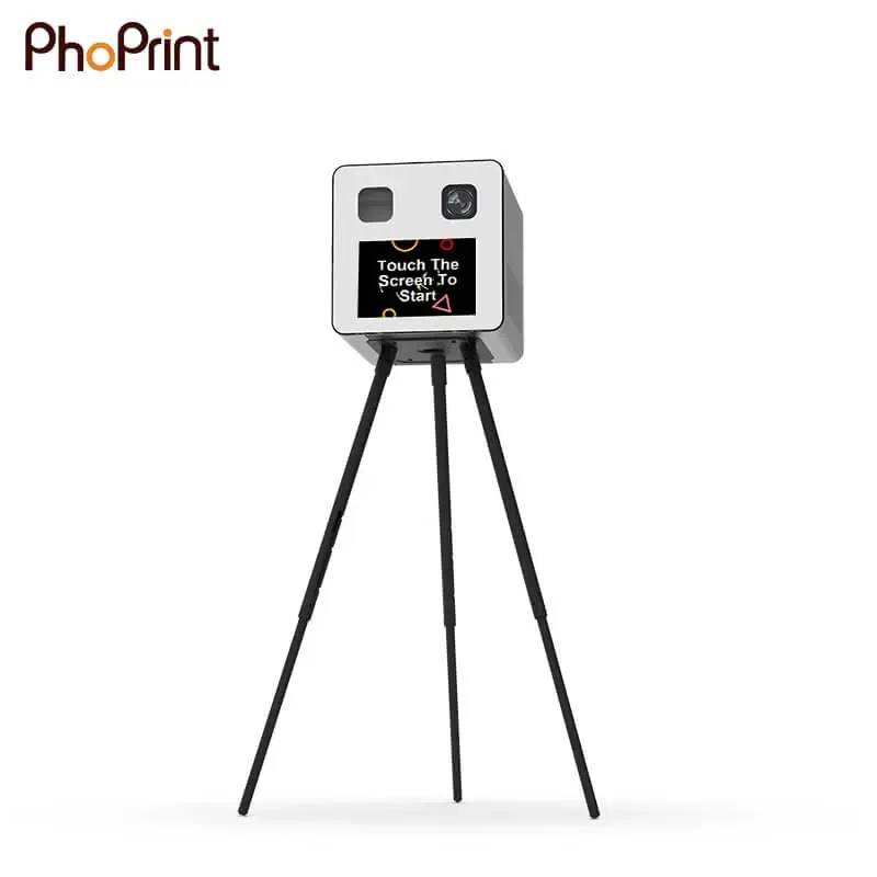 Factory Cheap Price  Instant Photo Booth With Camera And Printer Kiosk For birthday Party