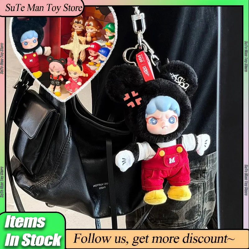 

Оригинальный плюшевый брелок в стиле Дисней Дора и Минни Маус, мягкая мультяшная кукла, коллекционный декор, украшение, игрушка, подарок на день рождения для девочки