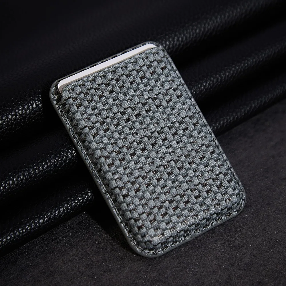 Texture Leather Magnetic Wallet Card Holder For iPhone 12 13 14 15 16 Pro Max Magsafe Cover