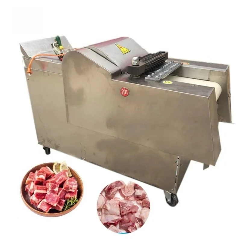 China Customized Chicken Meat Cutting Machine / Fresh Meat Cutting Machine / Automatic Chicken Cutting Machine
