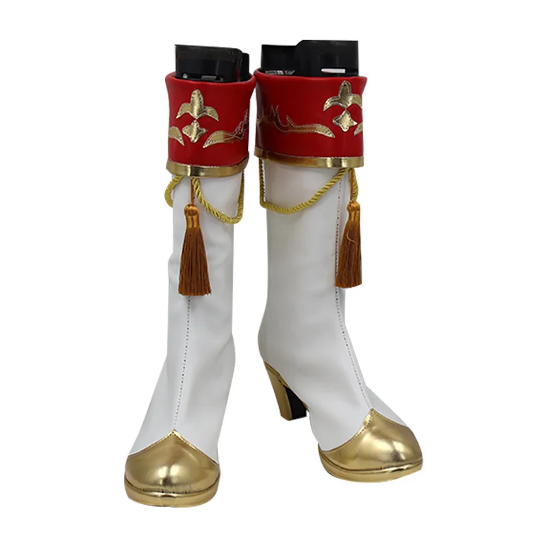 Jogo bonito derby kitasan preto cosplay sapatos botas kitasan burakku festival menina cosplay botas para festa de halloween adulto mulher