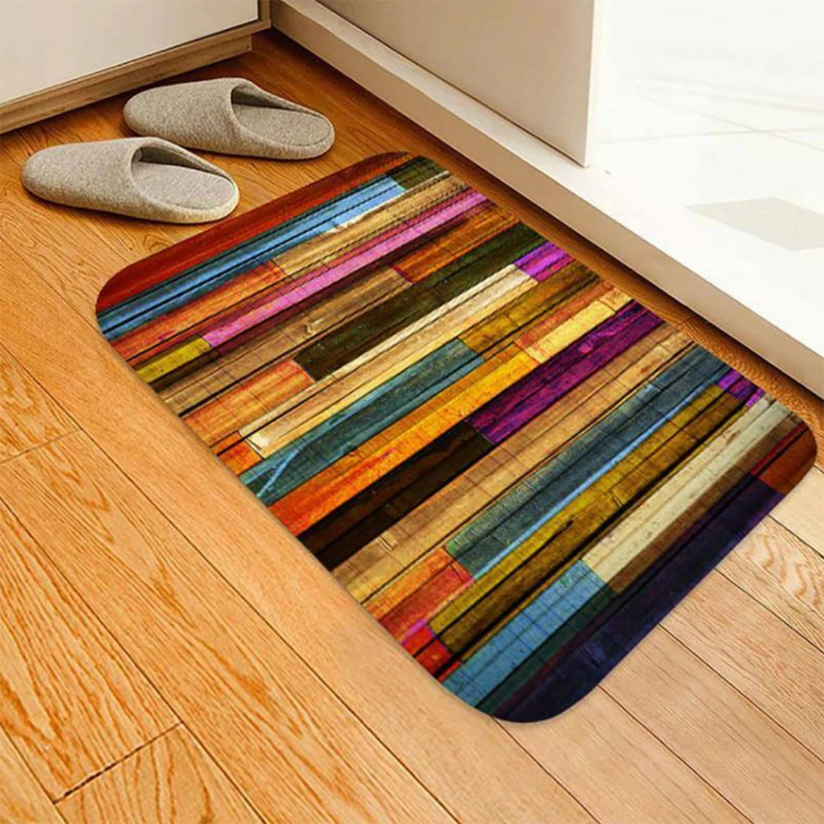 Colorful Non Slip Floor Mat Doormats Decorative Door Mats Welcome Mat for Front Door Rug Carpet Bathroom Kitchen Room Decor Mats