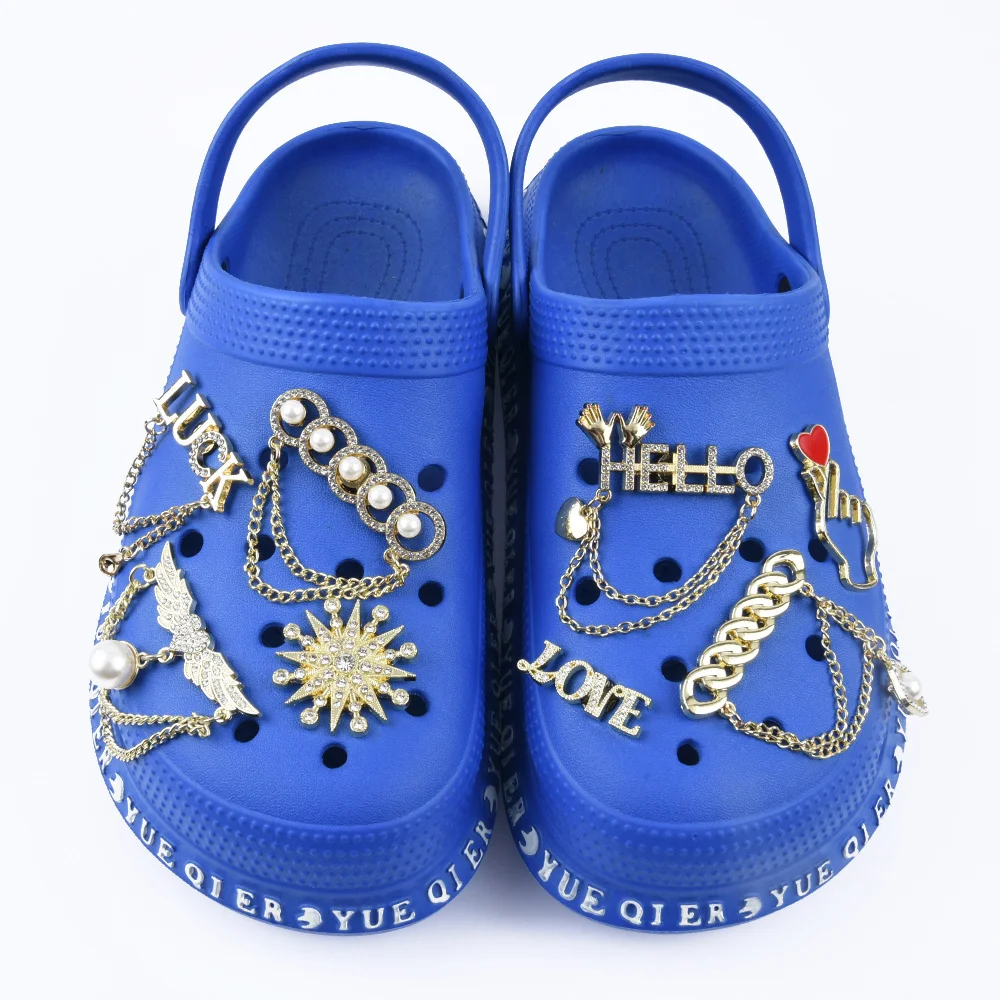 1PCS  Shoe Charms  for Bling Metal Shoes Decorations Accessories for Girls Women Gifts