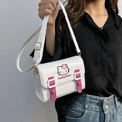 Borse a tracolla Anime Sanrio Hello Kitty Melody Kuromi Cannella Ragazze Donne Borsa di marca di lusso Borse firmate di alta qualità Regali